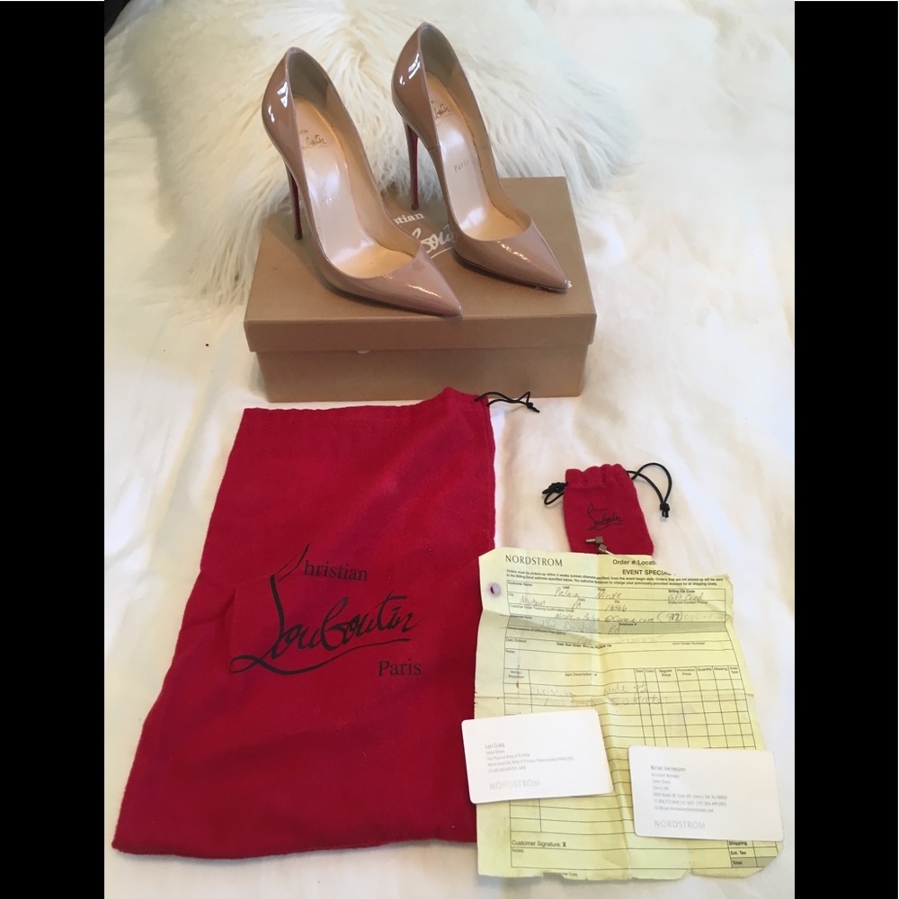 Christian Louboutin So Kate 120MM patent leather